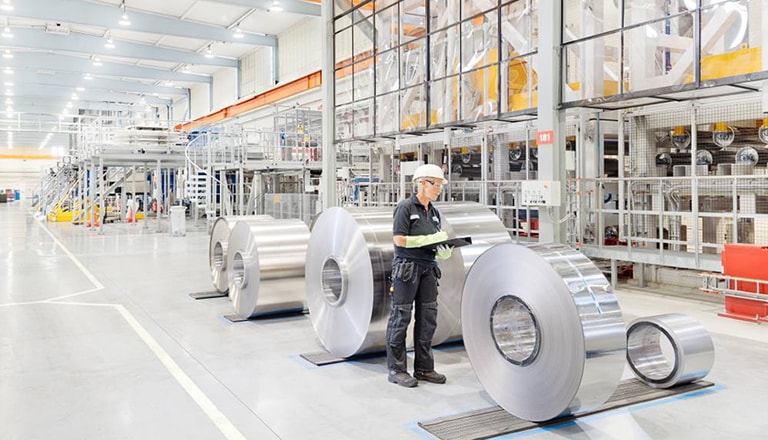 Strip production plant.